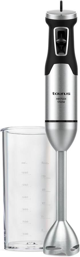 Krachtige Staafmixer met 1700W Motor en Roestvrijstalen Messen