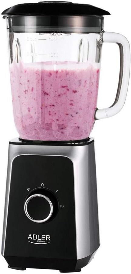 Krachtige Staafmixer met Glazen Kan 1 5L 1000W Blender voor Smoothies en IJs