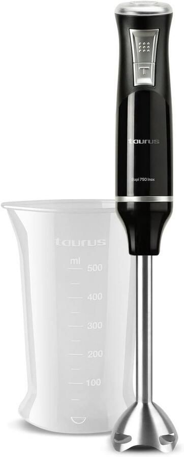 Krachtige Staafmixer RVS Mesjes 750W Variabele Snelheid & Turbo Functie