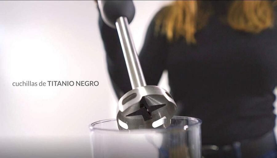 Krachtige Staafmixer RVS met 1200W 20 Snelheden en IJspressende Blad Inclusief Maatbeker