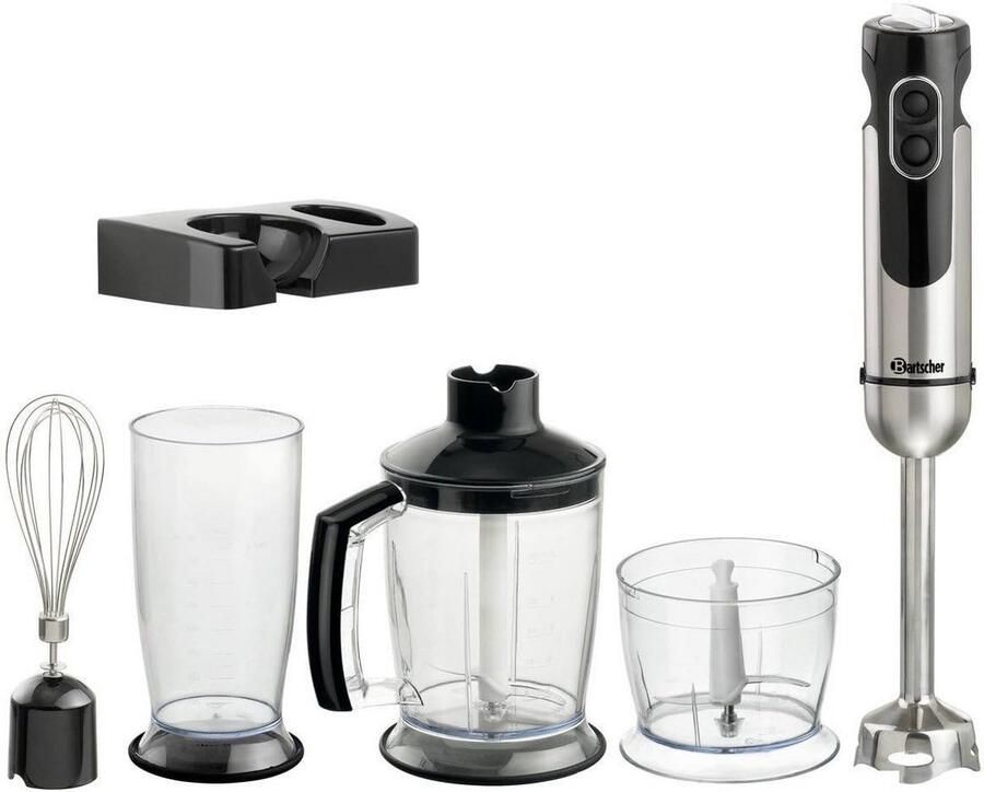 Krachtige Staafmixer Set met Accessoires voor Mixen Kloppen en Hakken