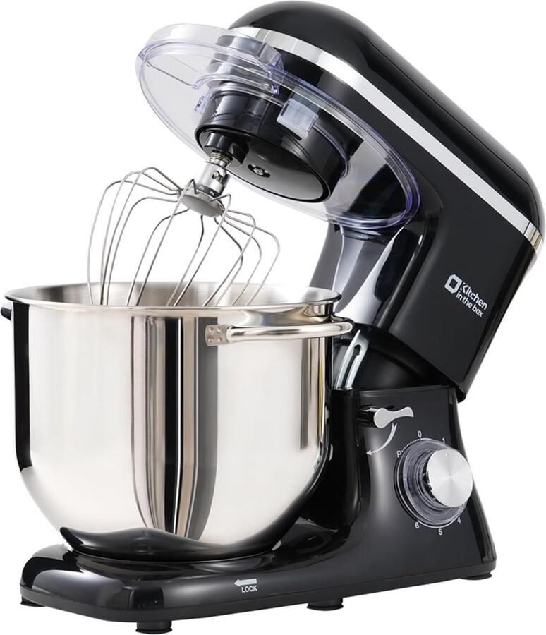 Krachtige Staande Mixer 1400W met Grote Kom (7 5L) Deegmixer met Planetaire Mengtechniek