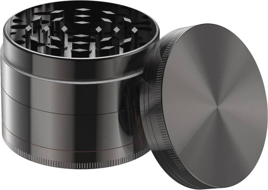 Kruidenmolen 75 mm 4-delige set voor gedroogde kruiden en specerijen