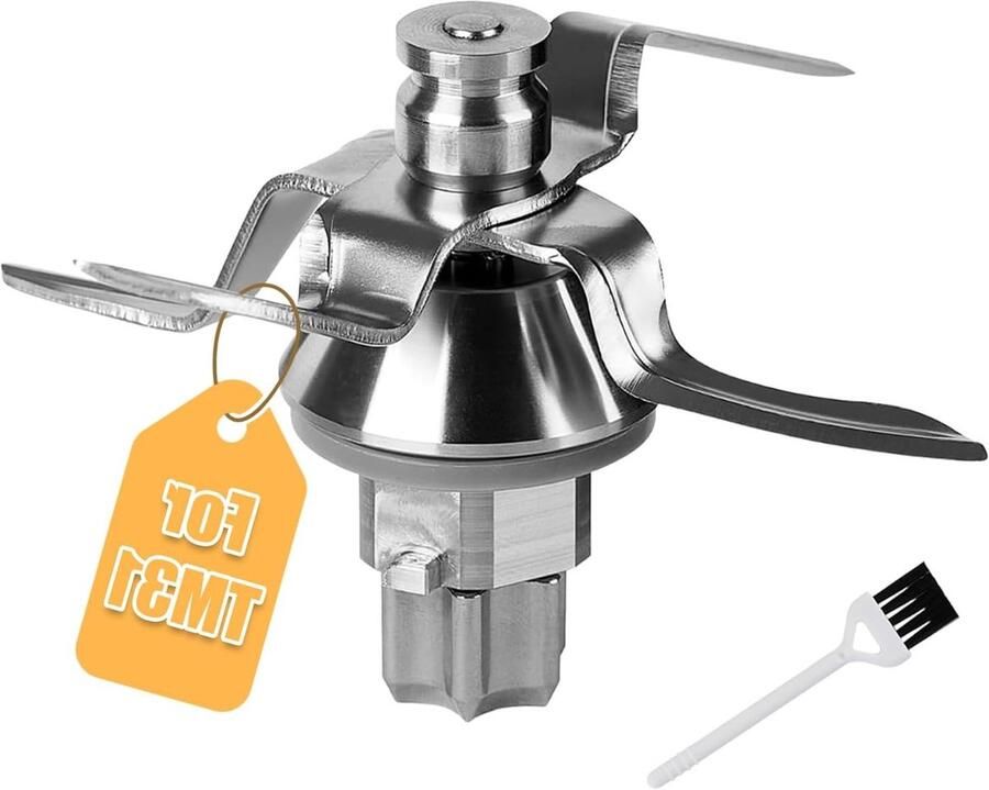 Kruidige Blender Mes voor Thermomix TM5 en TM6 Vervangingsmes met Dichtingsring Roestvrijstalen Mes voor Voedselverwerking en Smoothies