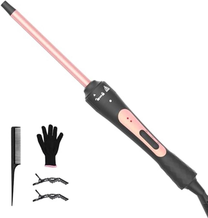 Krultang met variabele opzetstukken en keramische coating Snel opwarmen twee temperatuurinstellingen