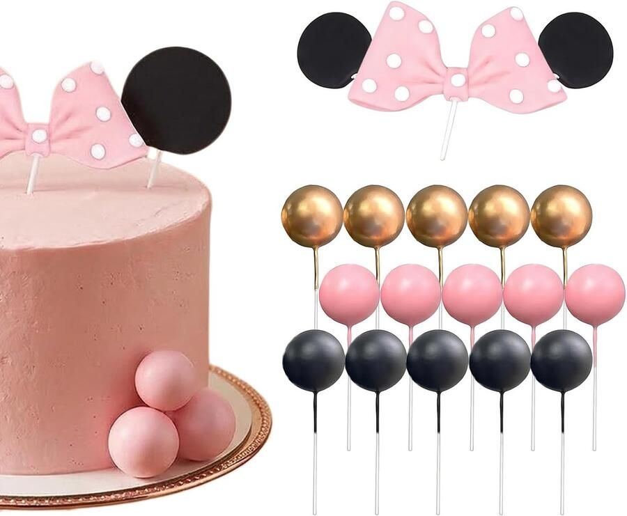 Kuchen Roze met Striklusjes en Oren