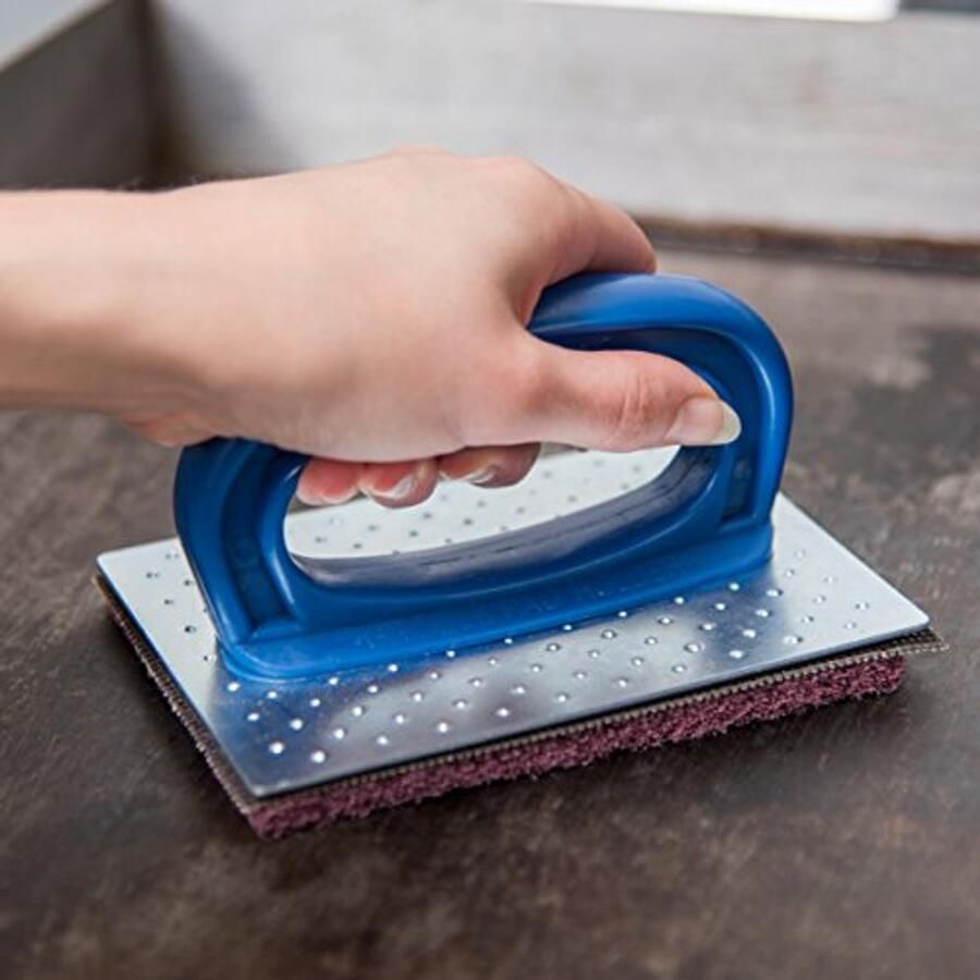 Kunststof Grill Pad Houder voor Barbecue Sparta Blauw