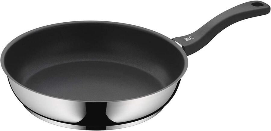 Kwalitatieve braadpan 28 cm met inductie antiaanbaklaag en kunststof handvat