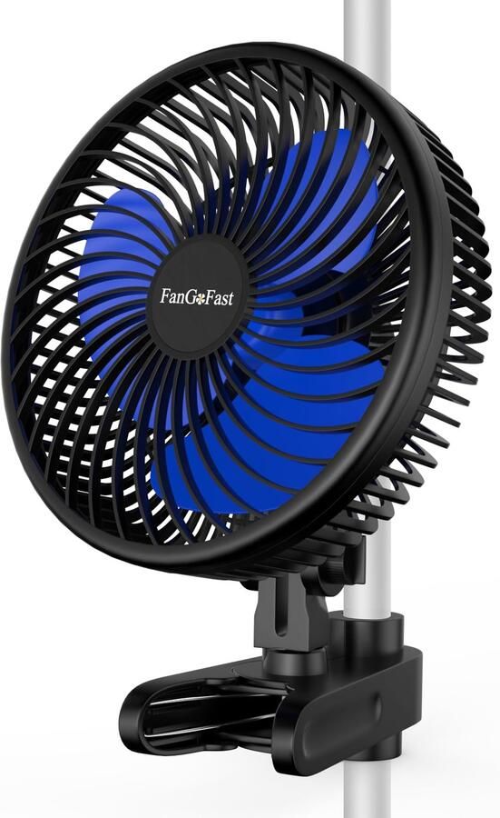 Kweekventilator met clip EC-motor handmatige hoekinstelling 10 snelheden