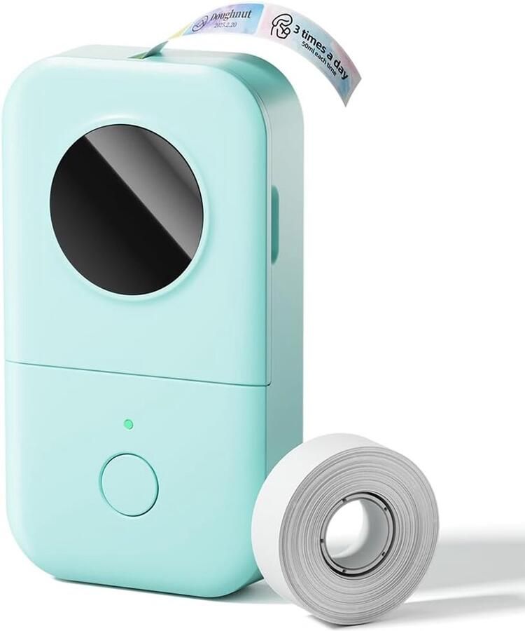 Labelprinter Bluetooth zelfklevend labelapparaat draagbaar beschrijfapparaat zelfklevend labelprinter draadloos mini-labelprinter met iOS Android voor thuis kantoor