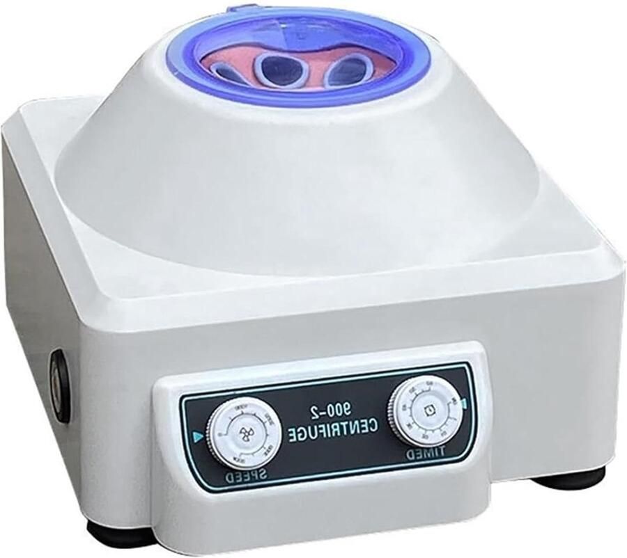 Laboratorium Centrifuge Centrifugeer Machine Stoffen Scheiden Traploze Snelheidsregeling 6x20ml Wit
