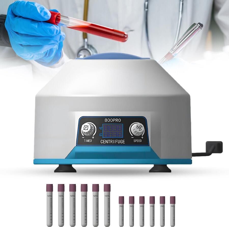 Laboratorium Centrifuge Kleine Centrifuge Bloed Scheiden Trillingsvrij Ontwerp 6 x 15 ml