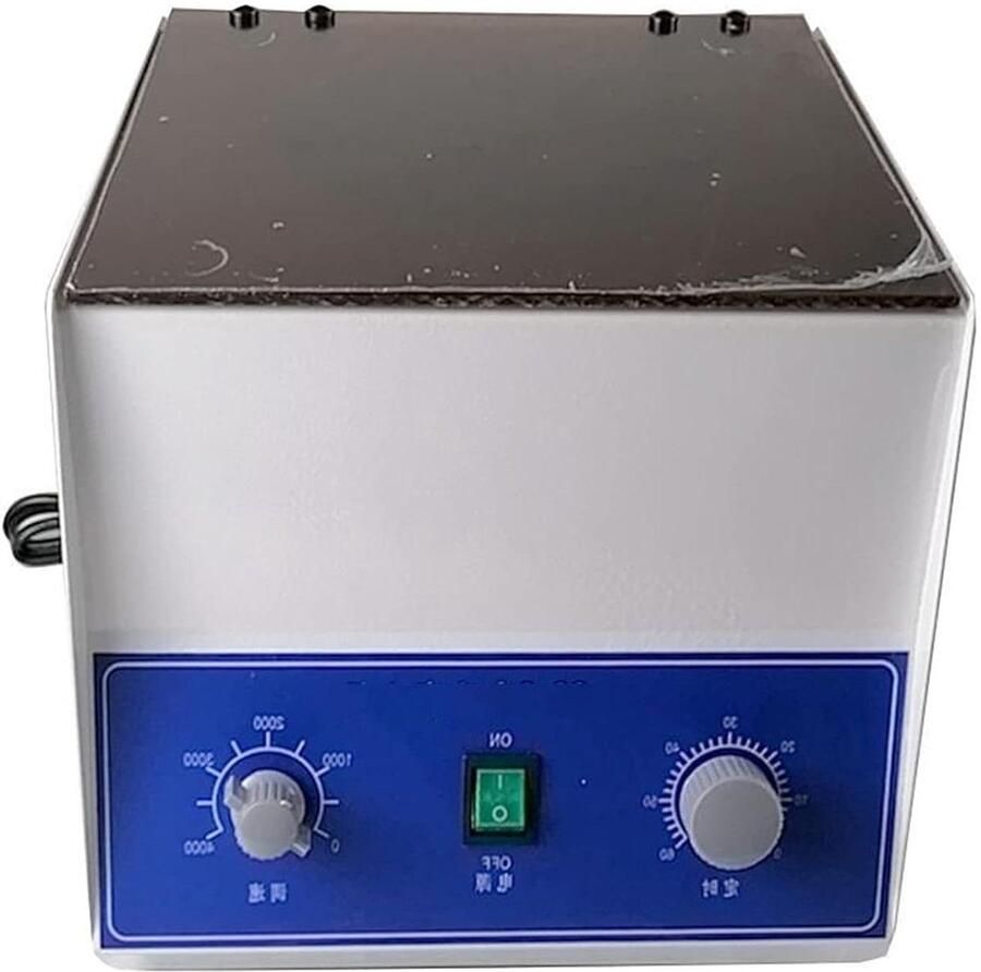 Laboratorium Centrifuge Kleine Desktop Vloeistoffen Scheiden Aluminium Draaitafel 6x20ml Zilver
