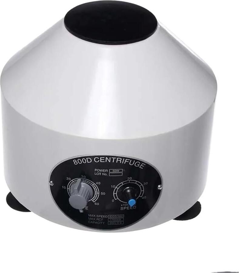 Laboratorium Centrifuge Medische Machine Onderwijs Wetenschap 4000rpm Snelheid 6x20ml Capaciteit Zwart