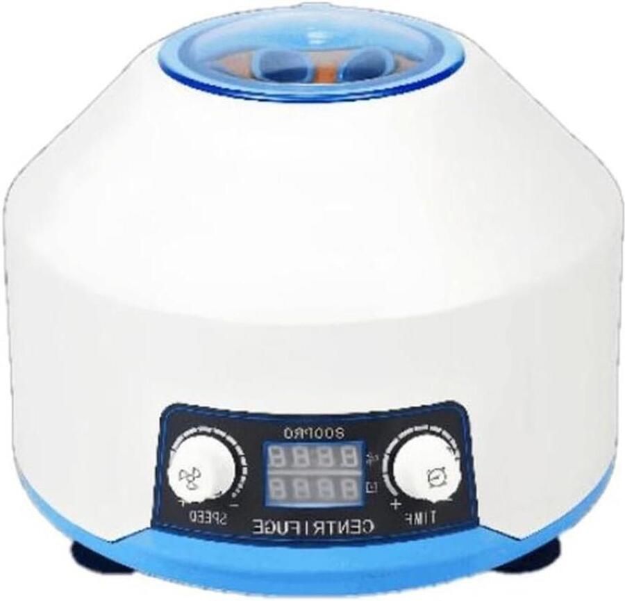 Laboratorium Centrifuge Scheidingsapparaat Stoffen Scheiden Traploze Snelheidsregeling 4000 tpm Wit