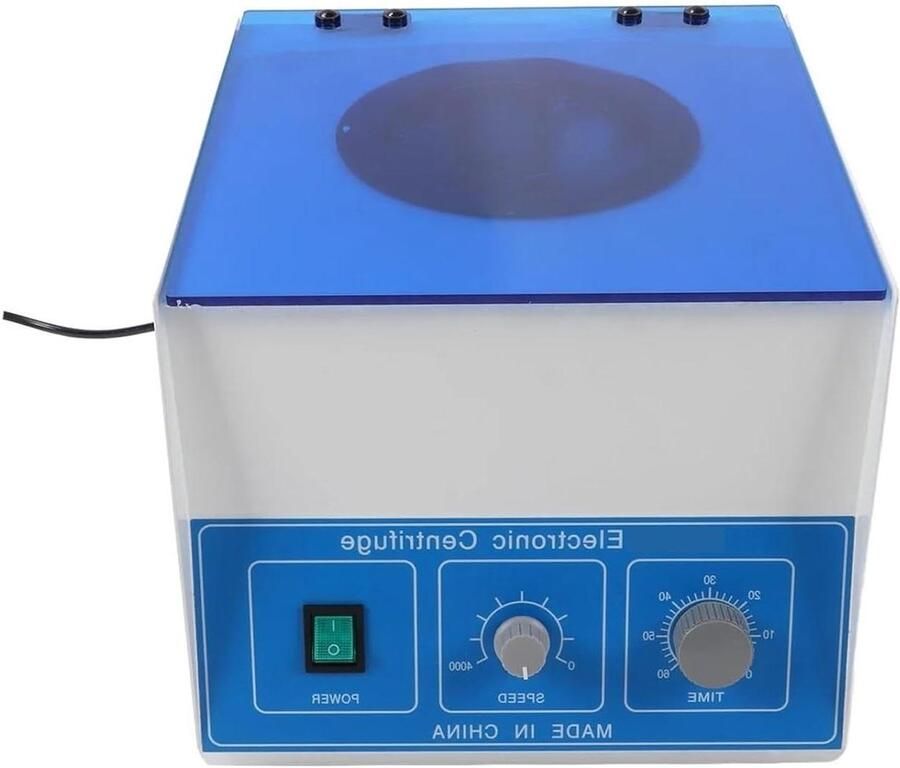 Laboratorium Centrifuge Tafelmodel Machine Monsters Scheiden Nauwkeurige Controle 20ml X 12 Gaten Zilver