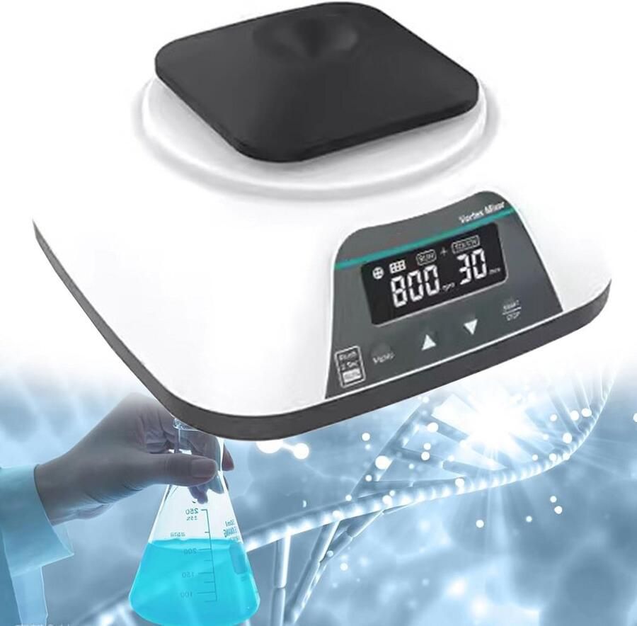 Laboratorium Vortex Mixer met 8 Modules voor Centrifuge- en Bloedafnamebuizen