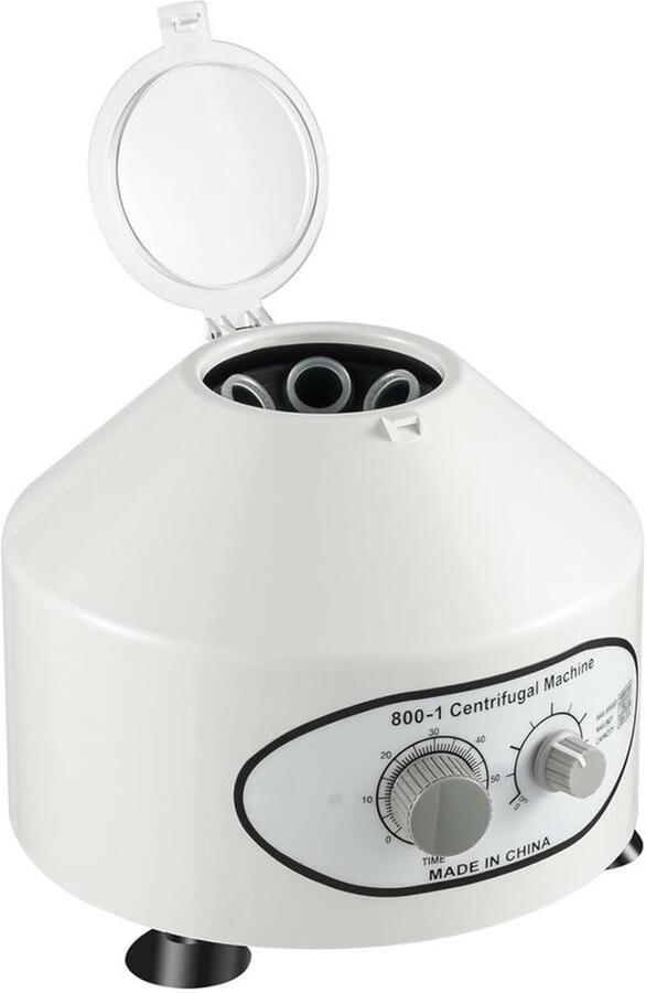 Laboratoriumcentrifuge Desktopcentrifuge Voor wetenschappelijk onderzoek 4000 RPM-snelheid 23x23x21 cm