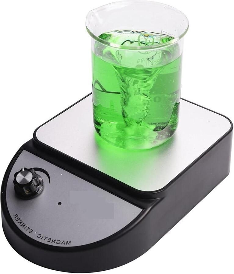 Laboratoriumschudder Magneetroerder mixer Vloeistoffen mengen Hittebestendig ontwerp 3500 ml capaciteit Zwart