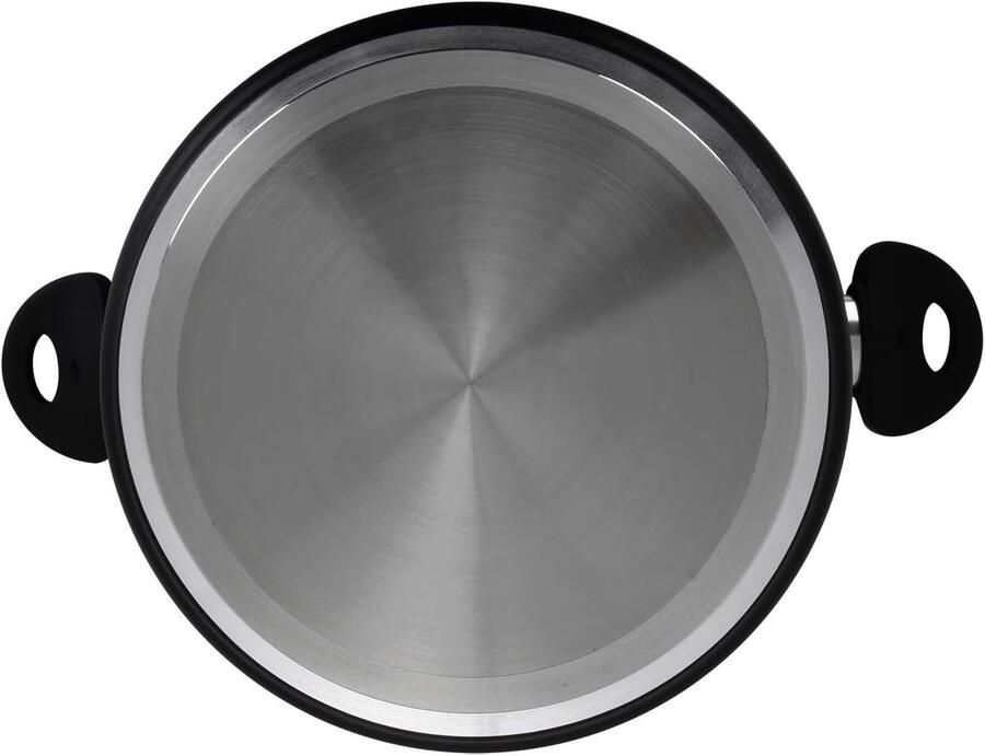 Lage Braadpan Aluminium Pan Mee Koken PFOA-vrije Antiaanbaklaag 405 Liter Grijs