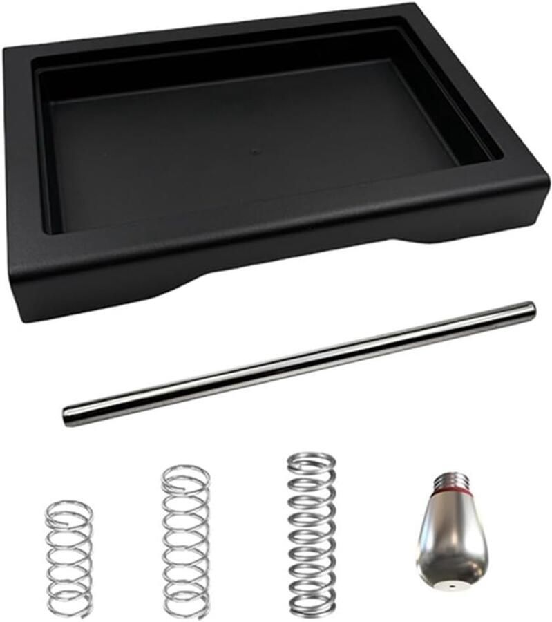 Druppelbak Espresso Accessoire Koffie Zetten Ruimtebesparend Ontwerp 20 x 10 x 2 cm Zwart