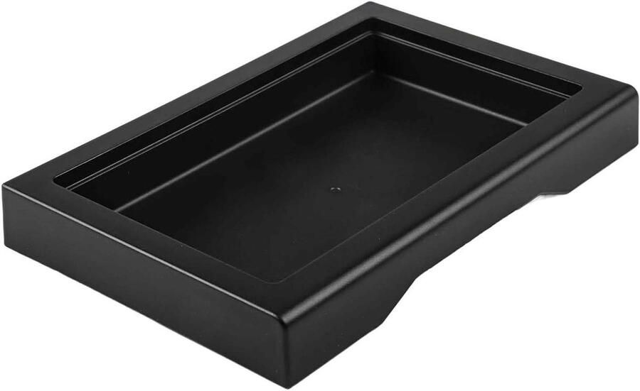 Lage Lekbak Set Espresso Onderdeel Koffie Bereiden Hittebestendig ABS 20 x 10 x 10 cm Zwart