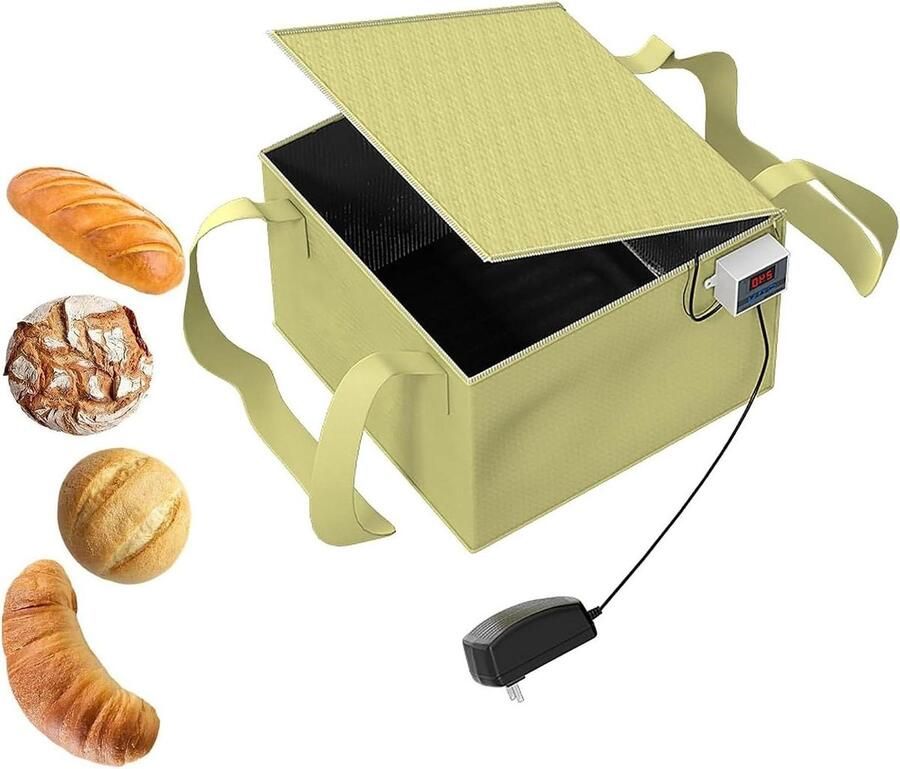 Lage temperatuur proofer Fermentatie incubator Yoghurt maker Zuurdesem bakken Nauwkeurige temperatuurregeling 30x29x19 cm Wit