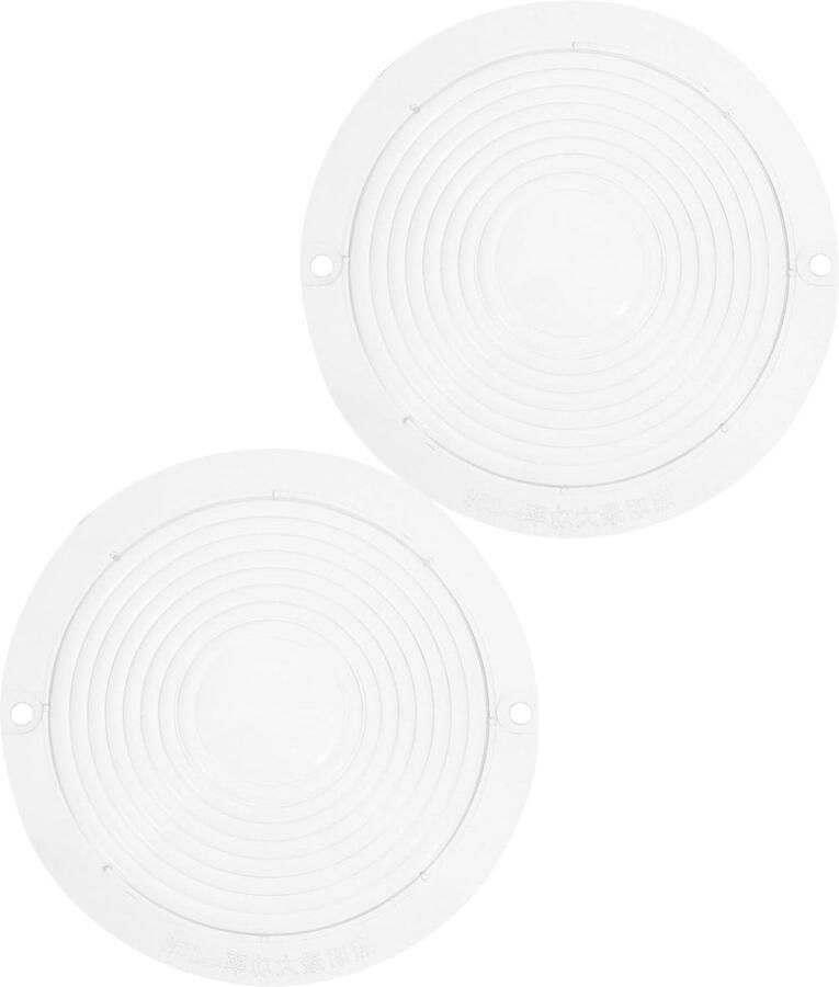 Lampafdekking Afzuigkap Vervangend Kapje Keuken Verlichten Universele Pasvorm 12.4 cm Diameter Transparant
