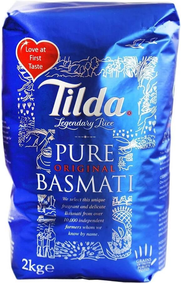 Lange Korrel Basmatirijst 10kg Ideaal voor Indiase en Aziatische Gerechten