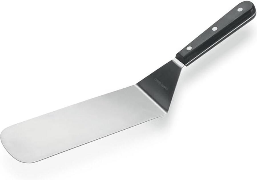 Lange Platte Grillspatel voor Plancha en Barbecue