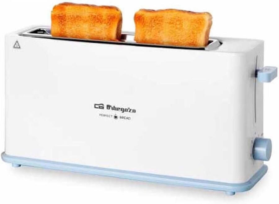 Lange Sleuf Broodrooster Toast Apparaat Dagelijks Ontbijt 7 Bruiningsniveaus 10x10x10 cm Zwart