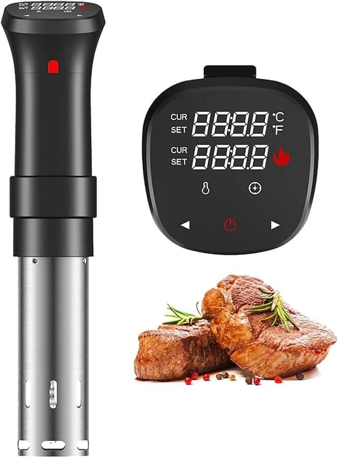 Langzaam Koken Apparaat Sous Vide Koker Professioneel Koken Precisie Temperatuurregeling 4-15L Capaciteit Zilver