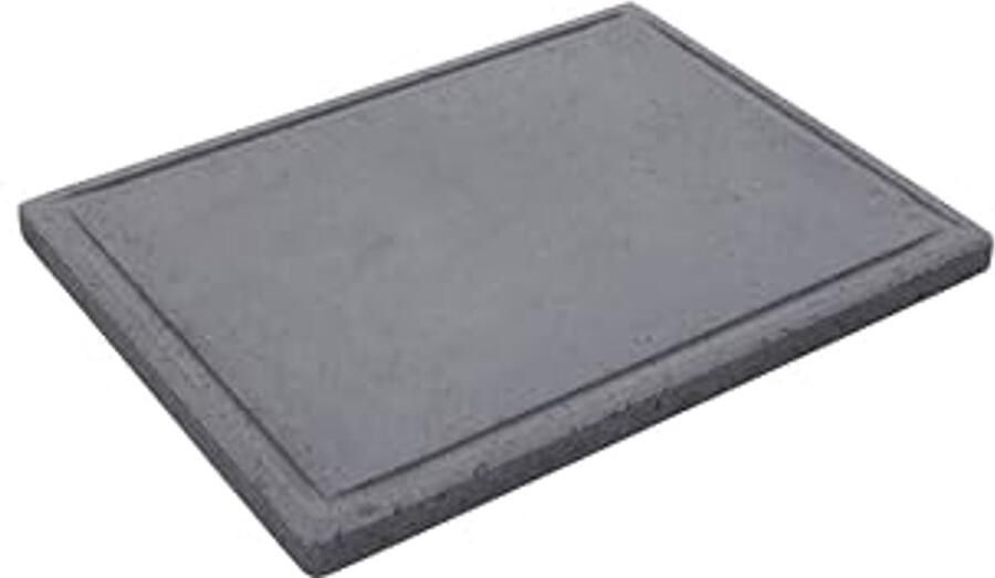Lavasteen kookplaat 40 x 30 cm Grillsteen voor vlees en groenten Vetvrij koken