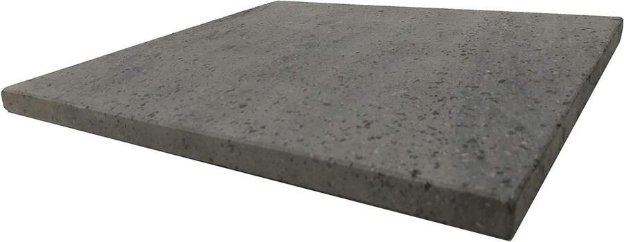 Lavasteen Plaat Bakplaat Grillplaat Gezond Koken Natuurlijke Anti-aanbaklaag 35 cm diameter Grijs