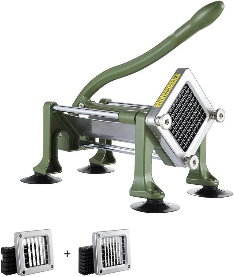 LD02 Gefrituurde aardappelsnijder aluminium + roestvrij staal