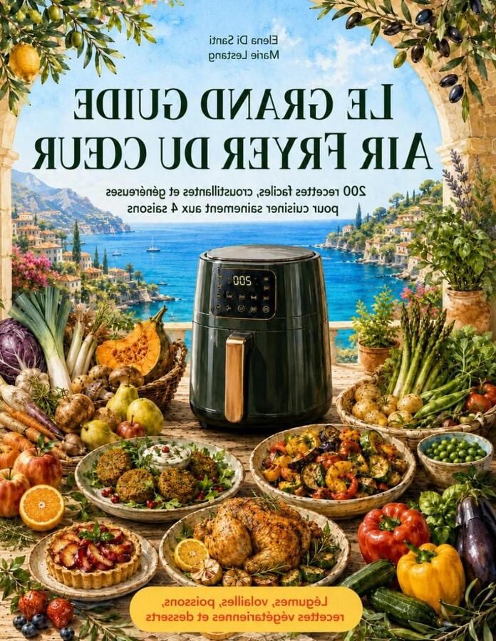 LE GRAND GUIDE AIR FRYER DU CŒUR: 200 recettes faciles croustillantes et généreuses pour cuisiner sainement aux 4 saisons