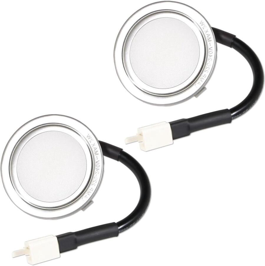 LED Afzuigkap Lampen Ventilatielamp Kookplaat Verlichting Keuken 2-Pins G4 Type 68 mm Diameter Zilver