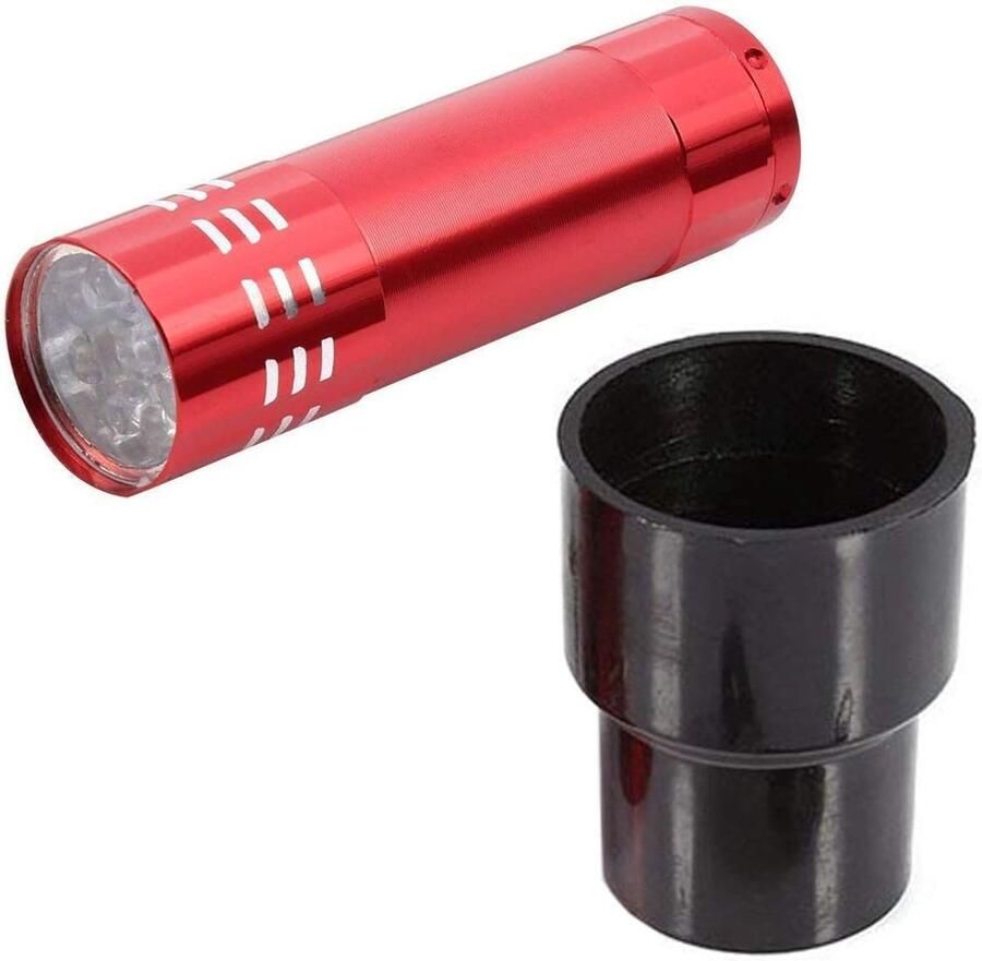 Led Eier Tester Eier Candelaar Lamp Eieren Controleren Robuuste Aluminium Behuizing 11.6 cm Rood