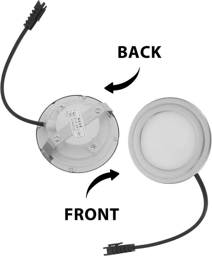 LED Lamp Afzuigkap Vervangingslamp Kookplaat Keukenverlichting Verbeteren Duurzaam Glas en Plastic 7 cm Multi