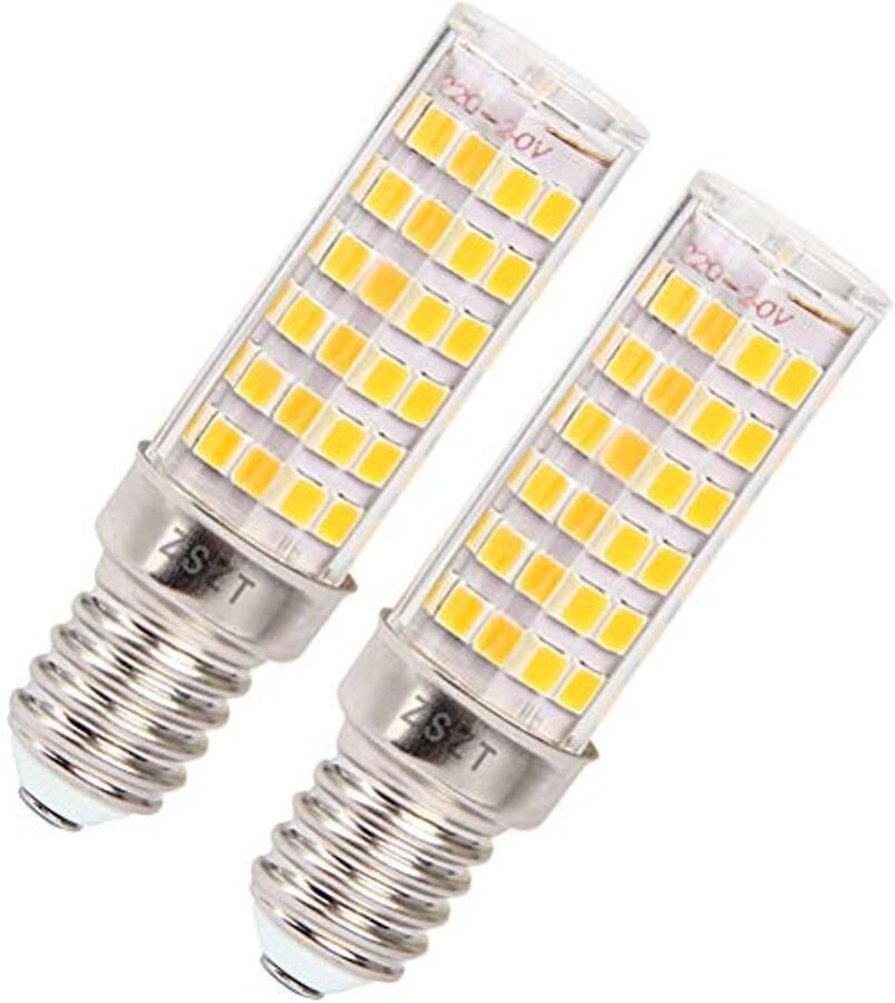 Led Lamp Kleine Lamp Afzuigkap Verlichting Warm Wit Licht 2 Stuks Wit
