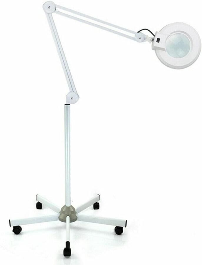 LED vergrootlamp 5 8 dioptrie staande vergrootglas voor tattoo cosmetica 22W (5X)