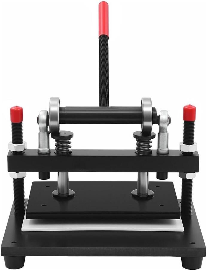 Ledersnijmachine Stansmachine Leer Bewerken 2 Ton Kracht 31 cm Werkbreedte Zwart