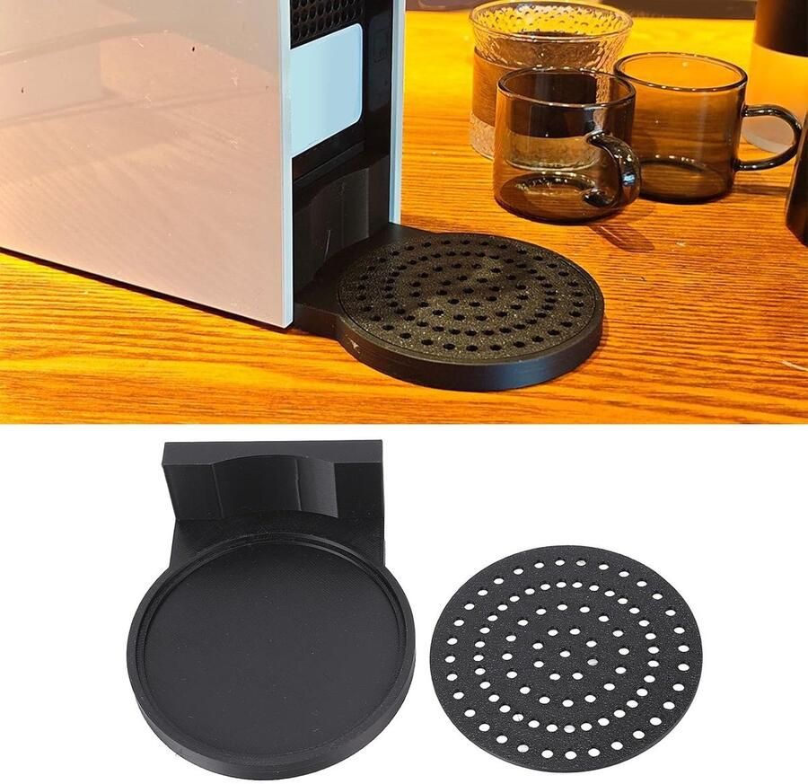 Lekbak Koffiemachine Druppelvanger Aanrecht Schoon Houden Slank Lichtgewicht Ontwerp 12 x 11 x 4 cm