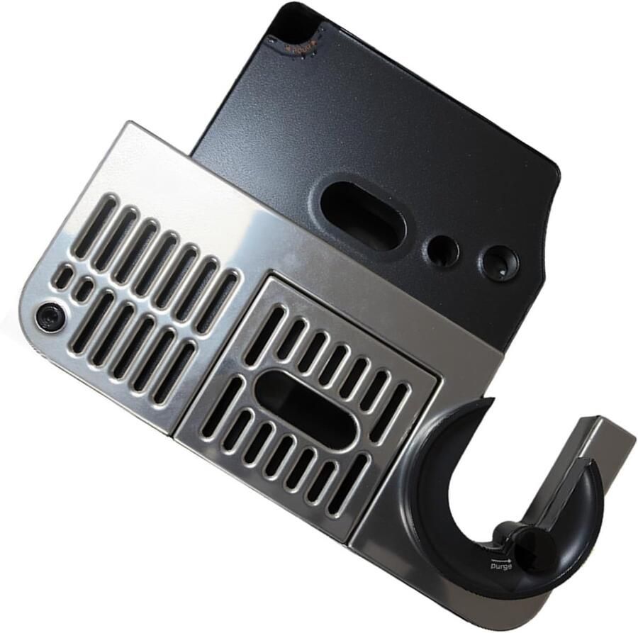 Lekbak Koffiezetapparaat Machine Onderdeel Schoon Werkblad Vaatwasmachinebestendig 31x23 cm Zilver