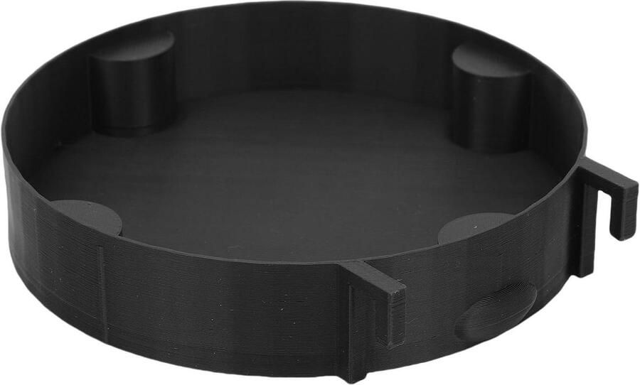 Lekbak Koffiezetapparaat Opvangbak Koffie Voorkomt Morsen Precieze Pasvorm 14 x 14 x 3 cm Zwart