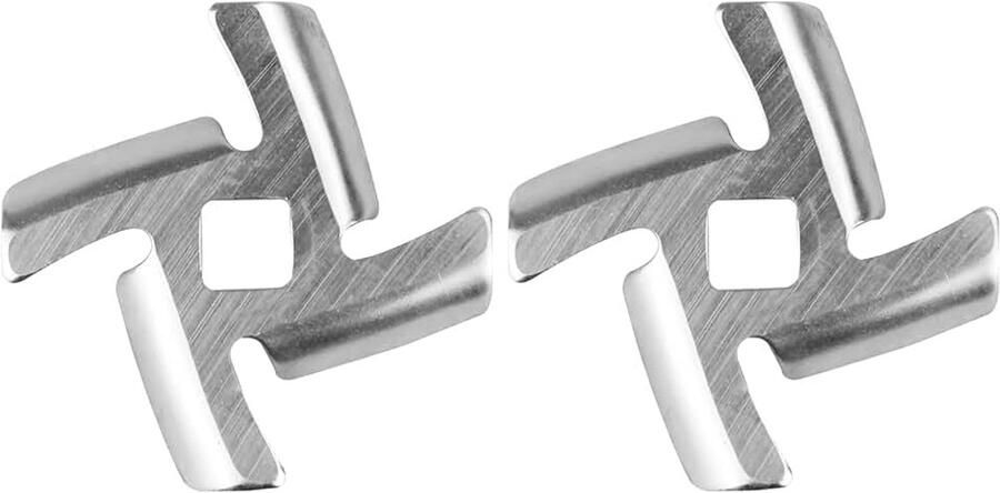 Lemmet 2 stuks plaat cutter mes snijonderdelen accessoires voor vleesmolens (grootte: 46mm)