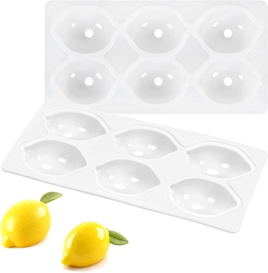 Lemonvormige Silliconen Cakevorm voor Oven Ideaal voor Brownies Desserts en Chocolade Decoratie