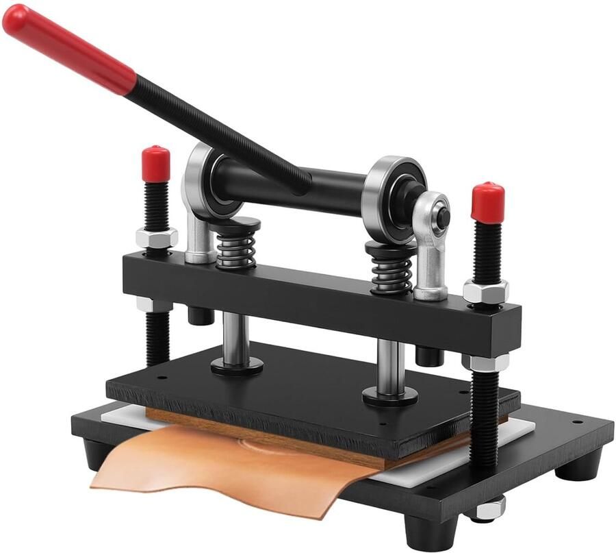 Leren stansmachine 26 x 16 cm handmatige leer snijmachine zware kwaliteit ideaal voor leerwerkplaatsen SnelShoppen