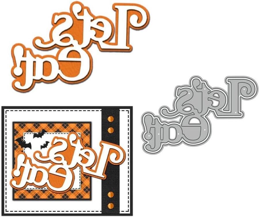 Let's Eat Die Cuts Voor Kaarten Maken Metaal Snijden Dies Sets Voor Diy Handgemaakte Scrapbooking Papier Crafting Festivals Album Party Bruiloft Decoratieve Benodigdheden