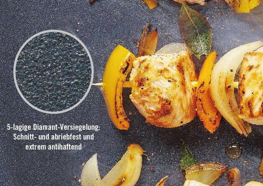 Lichte Crêpepan met Afneembare Steel 26 cm Antiaanbaklaag Ovenbestendig Geschikt voor Gas en Elektrisch Koken